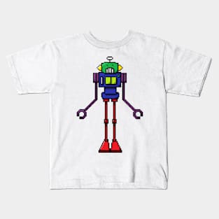 Pixel Robot 013 Kids T-Shirt